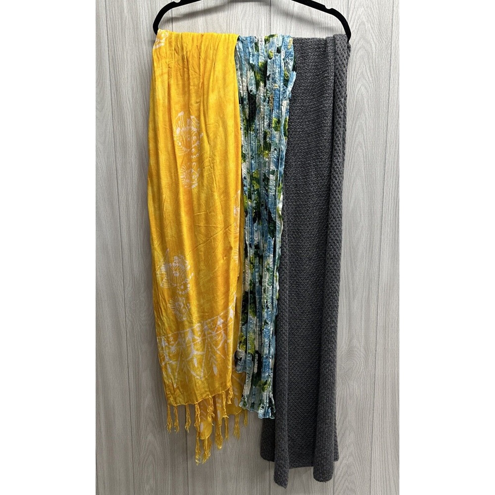 Scarf Custom Bundle (Set of 3) Various Patterns, Materials & Lengths - Set‎ D